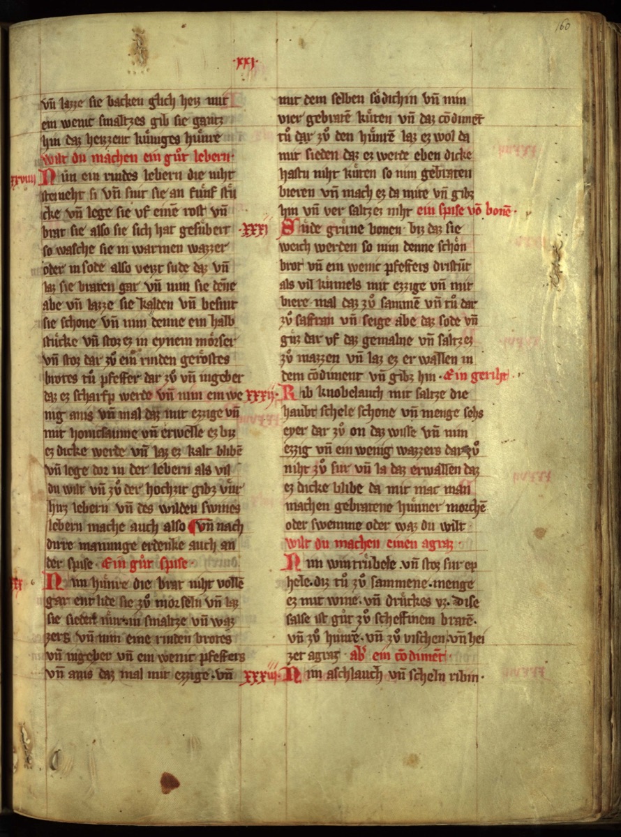 Schalotten-Vinaigrette für Rinderbraten — Originalseite aus Das Buch von guter Speise