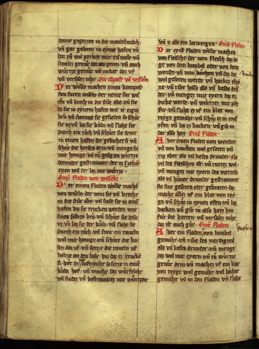 Sauerkirsch-Kompott zum Einlagern — Originalseite aus Das Buch von guter Speise
