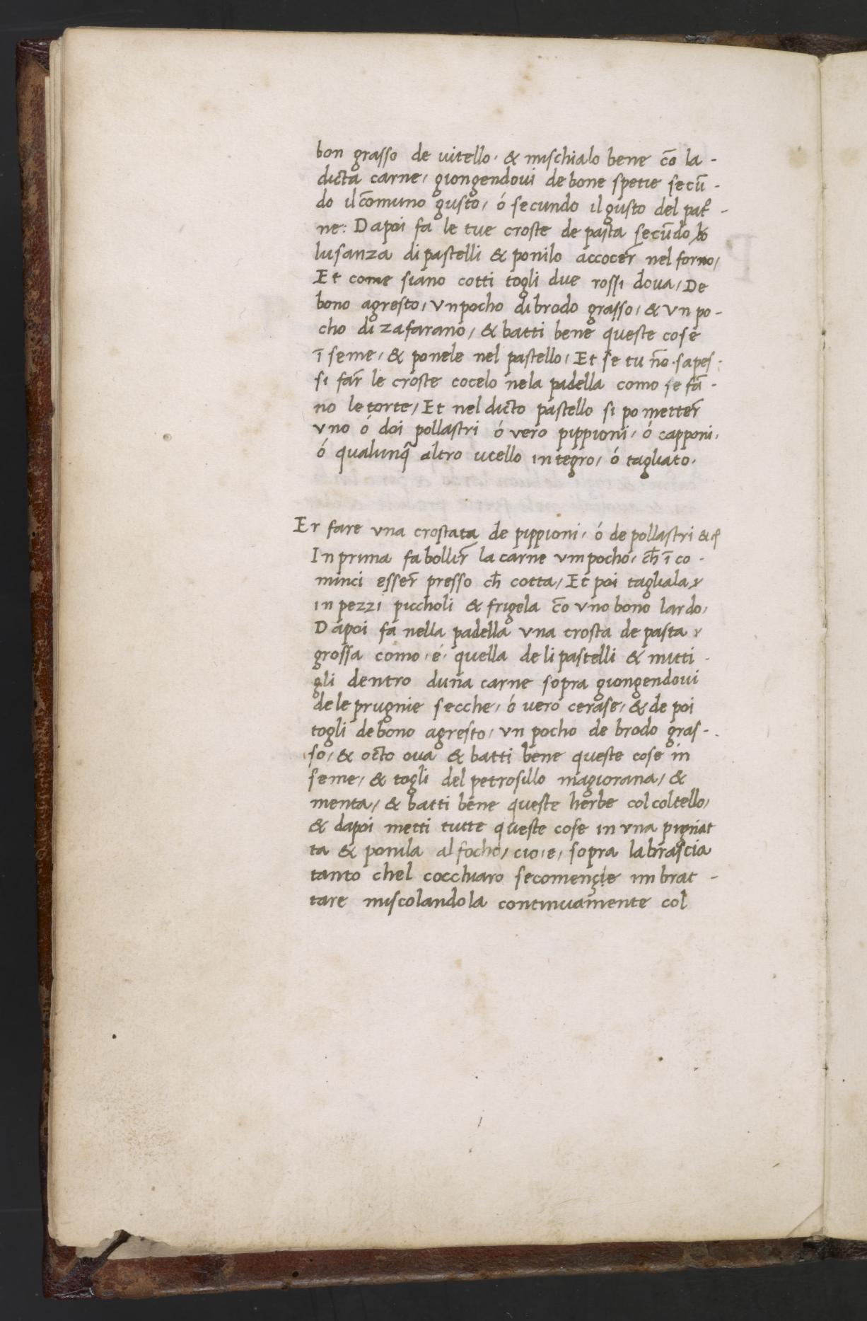 Katalanische Mirrause vom Geflügel — Originalseite aus Libro de Arte Coquinaria