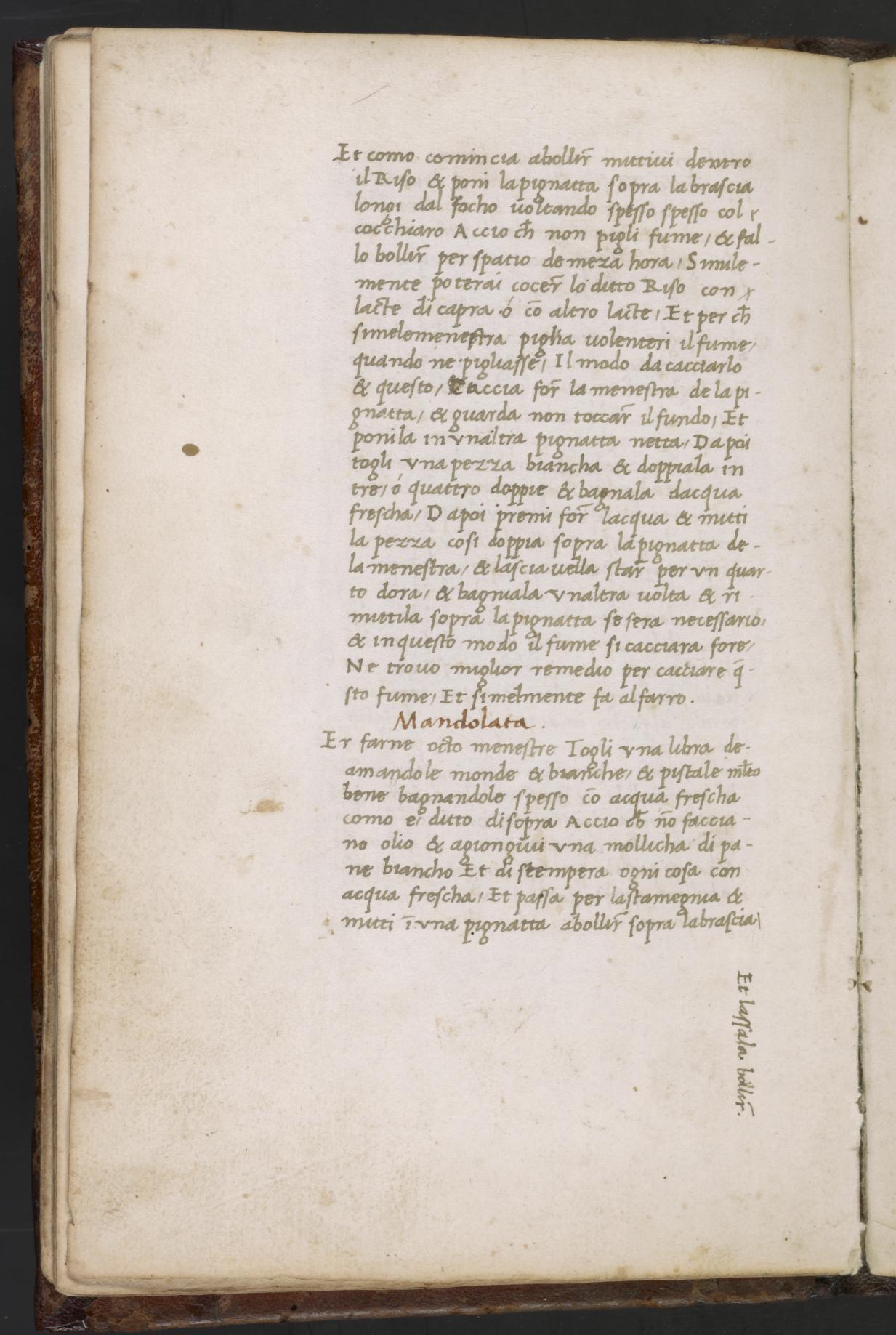Kräuter-Menestra — Originalseite aus Libro de Arte Coquinaria