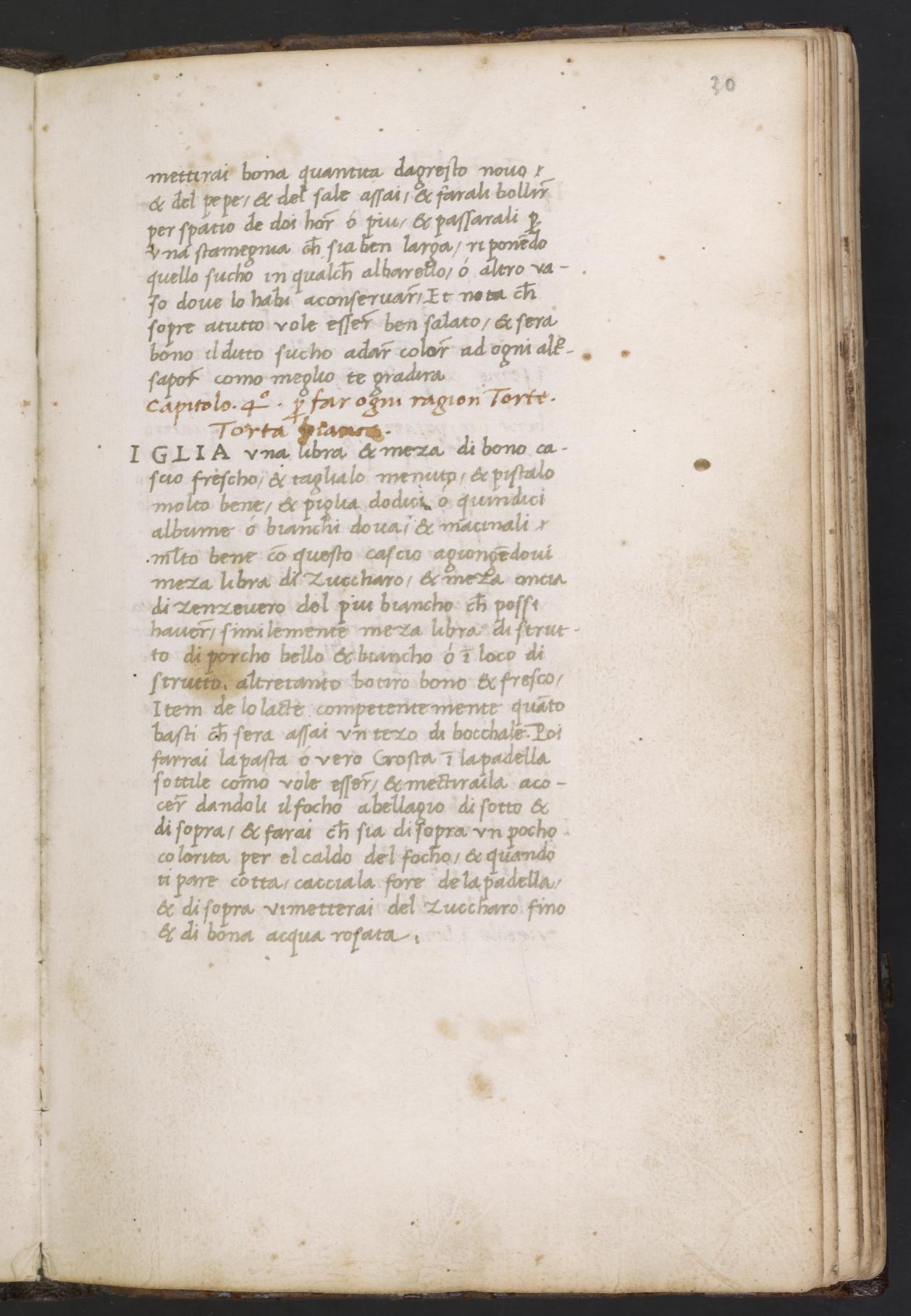 Verjus-Sauce mit Fenchelblüten — Originalseite aus Libro de Arte Coquinaria