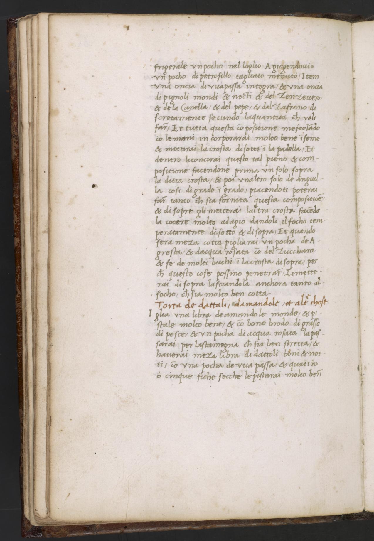 Garnelen-Kräuter-Torte mit Feigen — Originalseite aus Libro de Arte Coquinaria