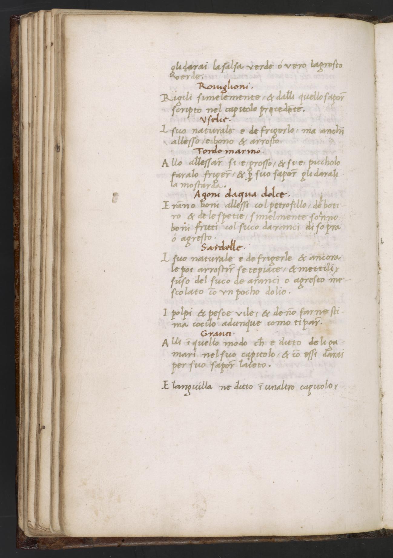 Gefüllte Garnelen / Flusskrebse — Originalseite aus Libro de Arte Coquinaria