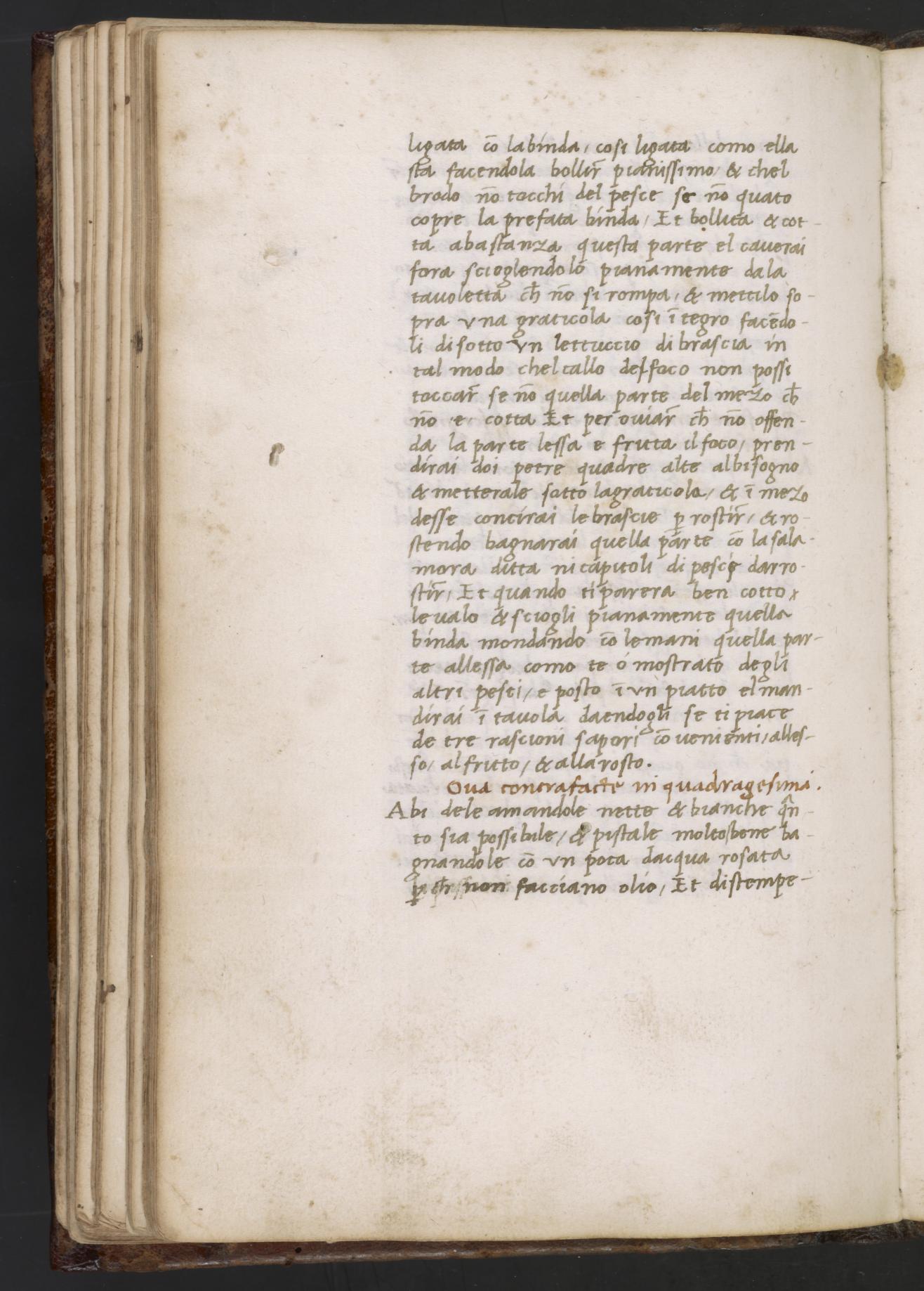 Forellen nach Carpione-Art — Originalseite aus Libro de Arte Coquinaria