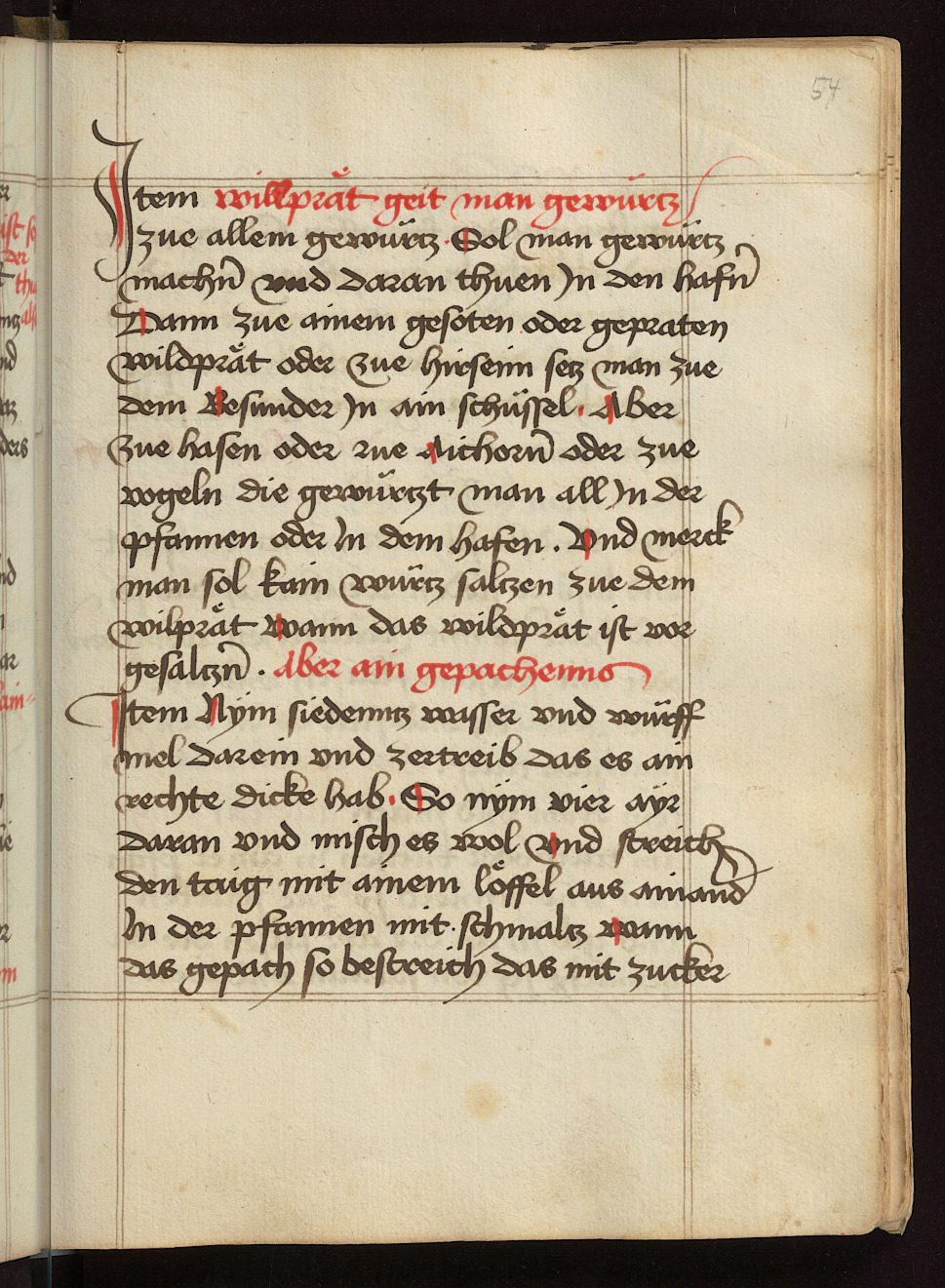 Brandteig-Pfanntaler mit Zucker - Originalseite aus Kochbuch des Meisters Hans
