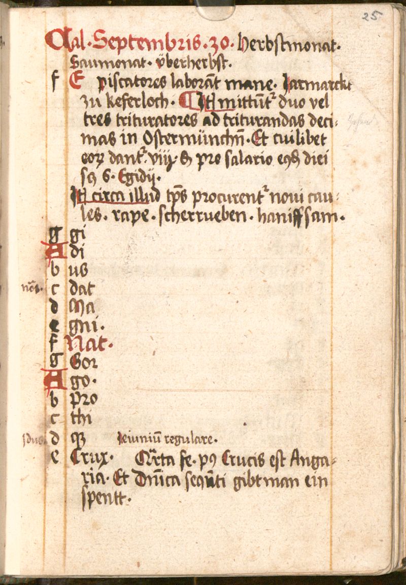 Rutschart — Klösterlicher Bohneneintopf — Originalseite aus Tegernseer Speisenbuch