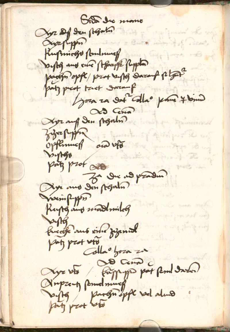 Schmalzstreubel — Frittierte Teigstreifen — Originalseite aus Tegernseer Speisenbuch