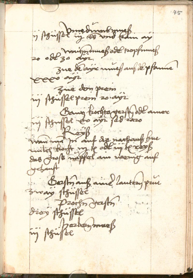 Waizenmuß auf der Pfanne — Weizenbrei mit Ei — Originalseite aus Tegernseer Speisenbuch